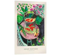 Posterlounge The Goldfish, 1912 - Henri Matisse Tableau en verre acrylique de Henri Matisse 14 x 21 cm Déco colorée Tableaux Décoration murale