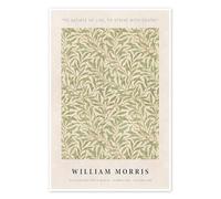 Posterlounge To Satiate with Life, To Strive with Death Poster de William Morris 40 x 60 cm Beige Tableaux Décoration murale