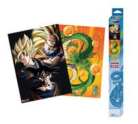 Set 2 Posters Dragon Ball Chibi Goku & Shenron