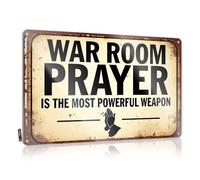 Posters Designer Western War Room Prayer Is The Most Powerful Weapon. For Tiki Bar - Décoration d'intérieur amusante personnalisable (30 x 40 cm)