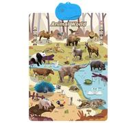 Posters éducatifs pour enfants, jouets éducatifs interactifs amusants avec son - Pour maison, salle de classe, école, temps en famille, intérieur extérieur, vacances, anniversaire