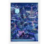 Posters et affiches - Poster affiche officielle Jeux Olympiques Paris 2024 - Célébrations (50x70cm)