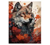 Posters Et Arts Décoratifs Affiches Vintage De Paysage Forestier, Animaux Sauvages De La Jungle, Fleurs, Lion, Tigre, Peinture Sur Toile, Art Mural Nordique, Décoration D'intérieur(K,20x30cm)