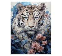 Posters Et Arts Décoratifs Affiches Vintage De Paysage Forestier, Animaux Sauvages De La Jungle, Fleurs, Lion, Tigre, Peinture Sur Toile, Art Mural Nordique, Décoration D'intérieur(B,40x60cm)