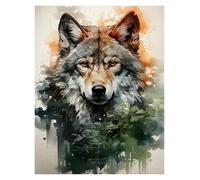 Posters Et Arts Décoratifs Affiches Vintage De Paysage Forestier, Animaux Sauvages De La Jungle, Fleurs, Lion, Tigre, Peinture Sur Toile, Art Mural Nordique, Décoration D'intérieur(UNE,50x70cm)