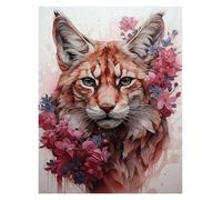 Posters Et Arts Décoratifs Affiches Vintage De Paysage Forestier, Animaux Sauvages De La Jungle, Fleurs, Lion, Tigre, Peinture Sur Toile, Art Mural Nordique, Décoration D'intérieur(J,40x60cm)