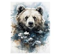 Posters Et Arts Décoratifs Affiches Vintage De Paysage Forestier, Animaux Sauvages De La Jungle, Fleurs, Lion, Tigre, Peinture Sur Toile, Art Mural Nordique, Décoration D'intérieur(L,40x60cm)