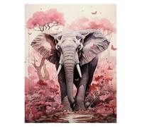 Posters Et Arts Décoratifs Affiches Vintage De Paysage Forestier, Animaux Sauvages De La Jungle, Fleurs, Lion, Tigre, Peinture Sur Toile, Art Mural Nordique, Décoration D'intérieur(I,20x30cm)
