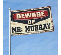 Posters For College Dorm Beware Of Mr. Murray Drapeau Pool Stuff Country Décorations pour la maison (60 x 90 cm)