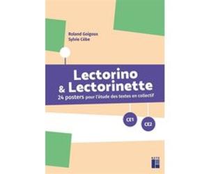 Posters Lectorino & Lectorinette CE1-CE2 Roland Goigoux (Auteur), Sylvie Cèbe (Auteur)