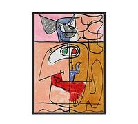 Posters,Muraux,Affiches Et Impressions Le Corbusier Exposition Abstraite Affiche Mur Art Ligne Visage Photo Toile Peinture pour Chambre Décor À La Maison, Affiches pour Salle Esthétique_40X60Cm