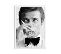 Posters,Muraux,Noir Et Blanc Célèbre Acteur Affiche Impression Figure Peinture Vintage Moderne Mur Photos, pour Vivre Rome Décor À La Maison, Affiches Film Vintage_60X80Cm