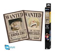 Posters-Set 2 Posters Chibi - One Piece - Wanted Zoro & Sanji - 52x38