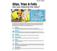 Posters: Slips, trips and falls Poster 400 x 600 mm en plastique rigide