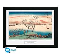 Posters-Tirage Encadre - Hiroshige - Cerisiers En Fleurs à Gotenya - 30x40