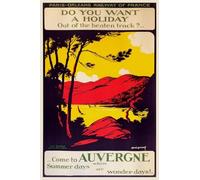 PostersAndCo ™ Auvergne Rhip-Poster/Reproduction HQ 40x60cm d'une Affiche Vintage/Ancienne