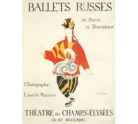 PostersAndCo ™ Ballets Russes Rmeh-Poster/Reproduction HQ 45x60cm d'une Affiche Vintage/Ancienne