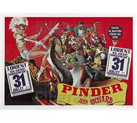 PostersAndCo ™ Cirque PINDER Jean Richard Rmse-Poster/Reproduction HQ 50x70cm d'une Affiche Vintage/Ancienne
