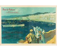 PostersAndCo ™ EMPRUNT Retour Algerie Tunisie Rwiw - Poster/Reproduction HQ 45x60cm d'une Affiche Vintage