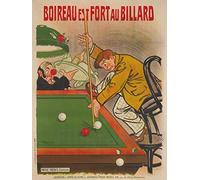 PostersAndCo ™ Film BOIREAU Fort au Billard Rbzl-Poster/Reproduction HQ 50x70cm d'une Affiche Cinéma