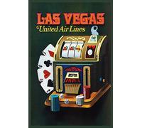 PostersAndCo ™ Las Vegas Machine a sous Rphc-Poster/Reproduction HQ 40x60cm d'une Affiche Vintage