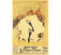 PostersAndCo ™ Le Frou Frou Revue Rdxi-Poster/Reproduction HQ 40x60cm d'une Affiche Vintage