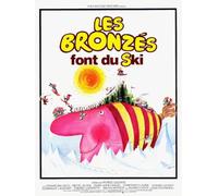 PostersAndCo™ Les Bronzés Font du Ski Poster Cinéma 45x60cm | Reproduction d1