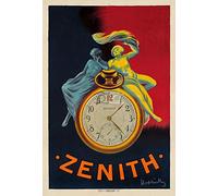PostersAndCo ™ PUB Montre ZéNITH Ryqb-Poster/Reproduction HQ 50x70cm d'une Affiche Vintage