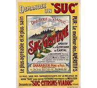 PostersAndCo ™ PUB SUC Gentiane ApéRITIF Rinj-Poster/Reproduction HQ 40x60cm d'une Affiche Vintage
