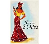 PostersAndCo ™ Rhum Saint Gilles Rvls-Poster/Reproduction HQ 40x60cm d'une Affiche Vintage/Ancienne