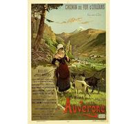 PostersAndCo ™ VIC sur CèRE Auvergne Riln-Poster/Reproduction HQ 40x60cm d'une Affiche Vintage/Ancienne