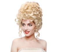 Postiche artificielle tendance de l'âge victorien avec chapeau modifiable pour un acteur historique et Halloween Costume de salle d'audience royale