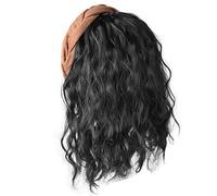 Postiche bou l'aspect naturel pour une coiffure rapide - Tête de mort - Extension de cheveux pour femme - Fibre haute température - Perruque tendance pour femme