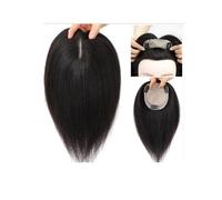 Postiche Cheveux Humains Avec Franges Droit Extensions Naturel Remy Postiches For Femmes Cheveuxs Naturels Hair Extensions Pièces Wigs(10inch,Black)