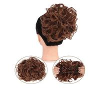Postiche Chignon Messy Curly Hair Bun Extensions Synthétique Updo Postiche Chignons Easy Stretch Peignes Clip dans les extensions de queue de cheval for les femmes Postiche Cheveux (Color : 30)