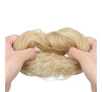 Postiche - Chouchou Messy Effiloché en Cheveux Bouclés - Postiche Queue de Cheval Bouclée Filles Femmes Soirée Danse Anniversaire Mariage Voyage