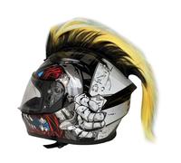 Postiche Cocks Installation Facile Et Ajustement Confortable Casques De Vélo Perruques Cocks pour Ajouter De La Personnalité À Votre Fixation De Perruque