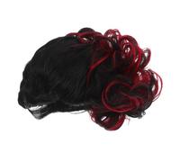 Postiche Courte Lutin Femme, Ondulée, Synthétique, Bonnet Ajustable | Taille Intégrale, Look Moderne et Chic, pour Cosplay, Événements Costumés, Coiffures Courtes