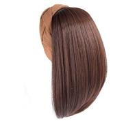 Postiche D'aspect Naturel Pour Une Coiffure Rapide Extension De Cheveux Avec Bandeau À Tête De Mort Haute Pour Femmes Avec Fibres À Haute Température Perruques Synthétiques Réalistes