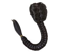 Postiche De Chignon 20 Pouces Extensions De Chignon Cordon Synthétique Queue De Cheval Pince En Extension De Cheveux Queue De Cheval Naturel Noir Tresse En Arête De Cheval Queue De Cheval Extension D