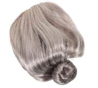 Postiche de Vieille Dame Grise en Fil K pour Cosplay Carnaval Halloween