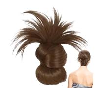 Postiche Désordonné,Postiche Cheveux En Effiloché Avec Attache | Accessoire Capillaire Doux, Confortable et pour Femmes, Filles et Proches - Usage Quotidien ou Événements