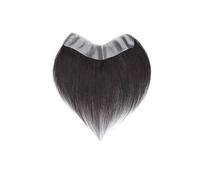 Postiche en cheveux humains en forme de V for le front, postiche naturel, base fine, for homme Hairline Fine(Natural Color,2x16cm)