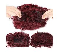 Postiche en Chignon Désordonné pour Femme Messy Curls Bun Perruque Synthétique Chignon Facile Extensible Cheveux Peigne Extensions De Queue De Cheval for Femmes Cordon Queue De Cheval Chignon Extensio