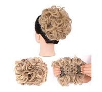 Postiche en Chignon Désordonné pour Femme Messy Curly Bun Hair Extension Wig Bun Easy Stretch Peigne Clips En Queue De Cheval Extensions De Cheveux for Femmes Donut Bun Extensions de Cheveux Chouchous