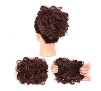 Postiche en Chignon Désordonné pour Femme Messy Curly Bun Hair Extension Wig Bun Easy Stretch Peigne Clips En Queue De Cheval Extensions De Cheveux for Femmes Donut Bun Extensions de Cheveux Chouchous