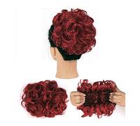 Postiche en Chignon Désordonné pour Femme Messy Curly Bun Hair Extension Wig Bun Easy Stretch Peigne Clips En Queue De Cheval Extensions De Cheveux for Femmes Donut Bun Extensions de Cheveux Chouchous