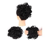 Postiche en Chignon Désordonné pour Femme Messy Curly Bun Hair Extension Wig Bun Easy Stretch Peigne Clips En Queue De Cheval Extensions De Cheveux for Femmes Donut Bun Extensions de Cheveux Chouchous