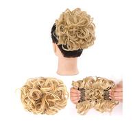 Postiche en Chignon Désordonné pour Femme Messy Curly Bun Hair Extension Wig Bun Easy Stretch Peigne Clips En Queue De Cheval Extensions De Cheveux for Femmes Donut Bun Extensions de Cheveux Chouchous