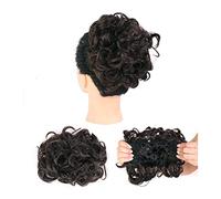 Postiche en Chignon Désordonné pour Femme Messy Curly Bun Hair Extension Wig Bun Easy Stretch Peigne Clips En Queue De Cheval Extensions De Cheveux for Femmes Donut Bun Extensions de Cheveux Chouchous